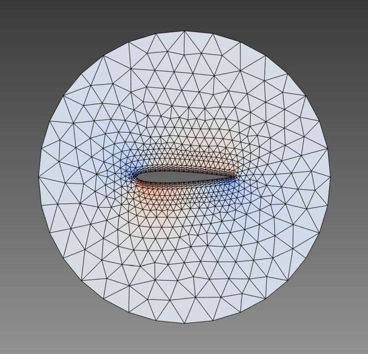 ParaView Glance Airfoil Demo