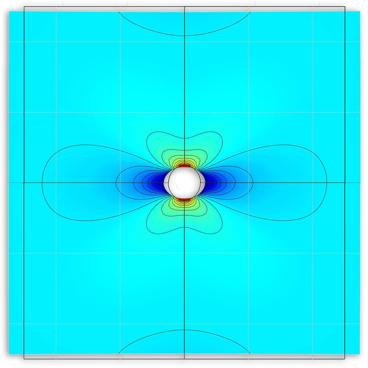 Stretching of a Thin Plate with a Hole