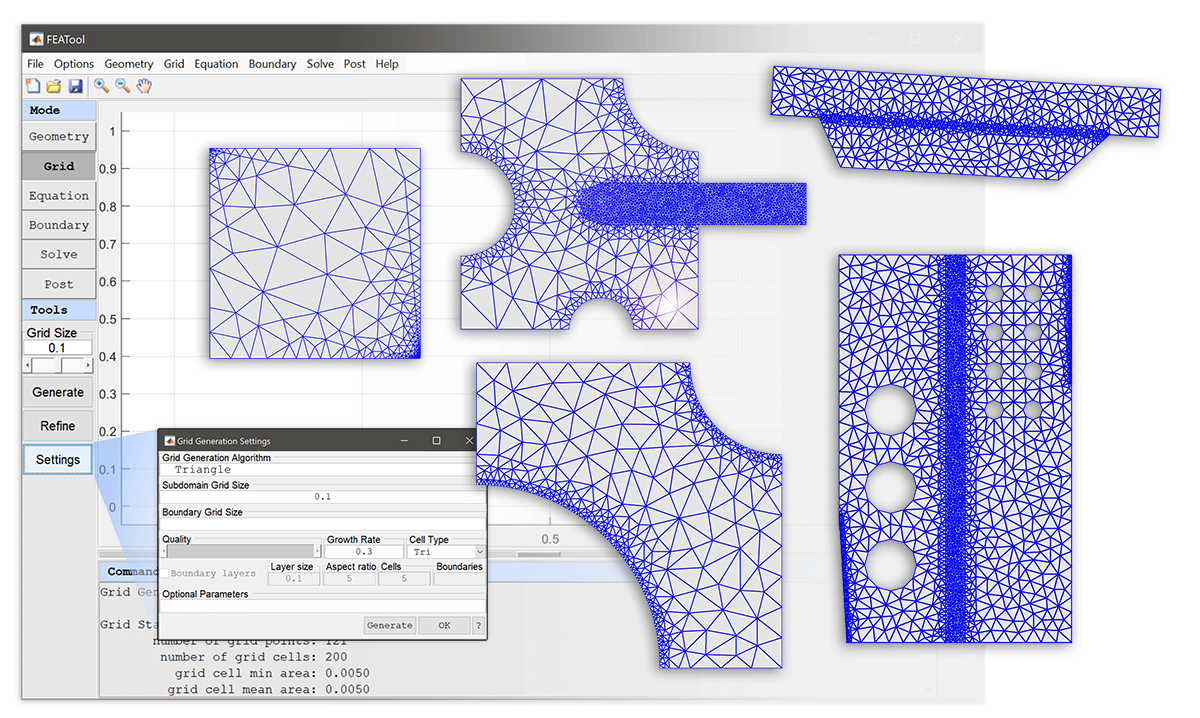 gmsh 2d structured mesh tutorial