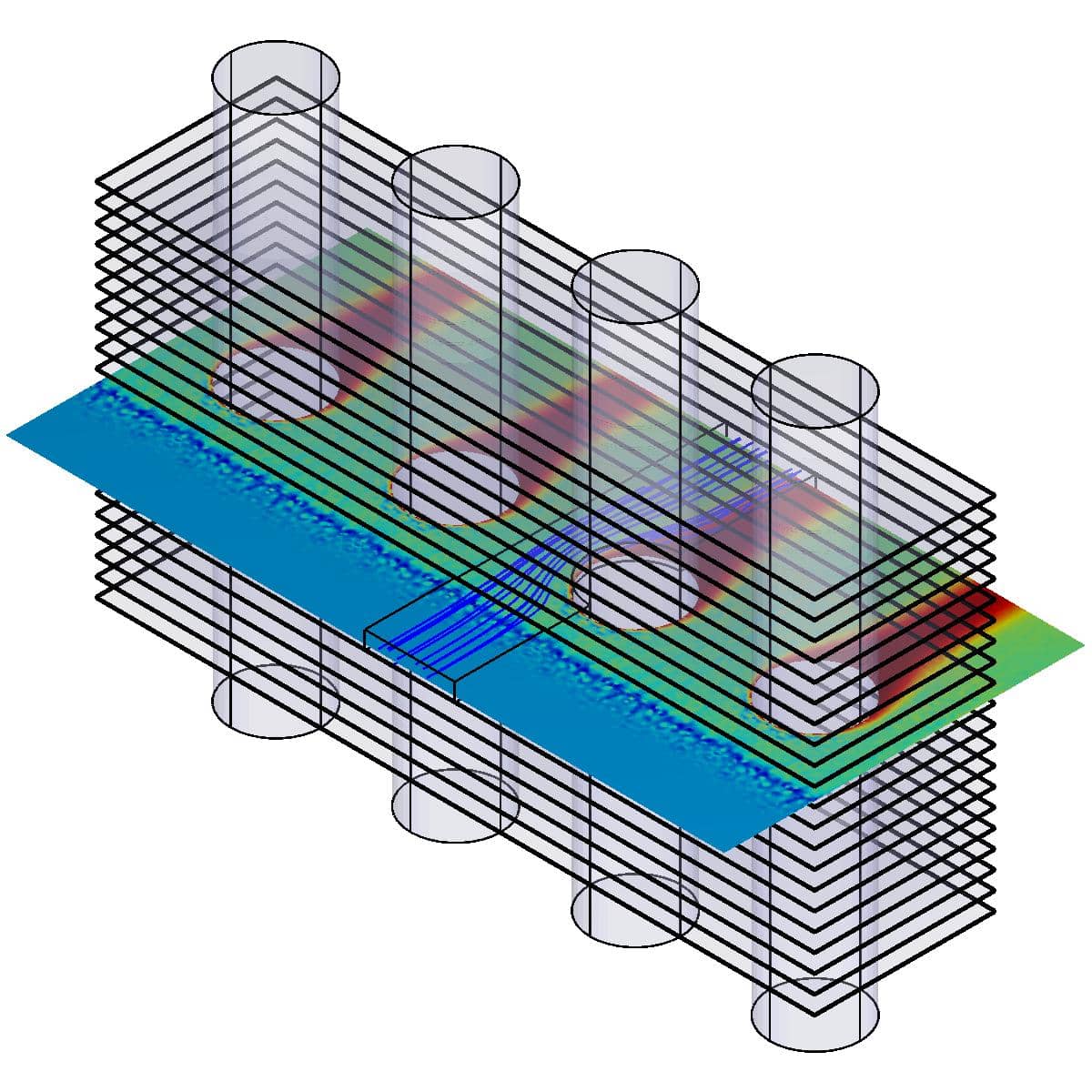 Multi-Simulation Heat Exchanger Image